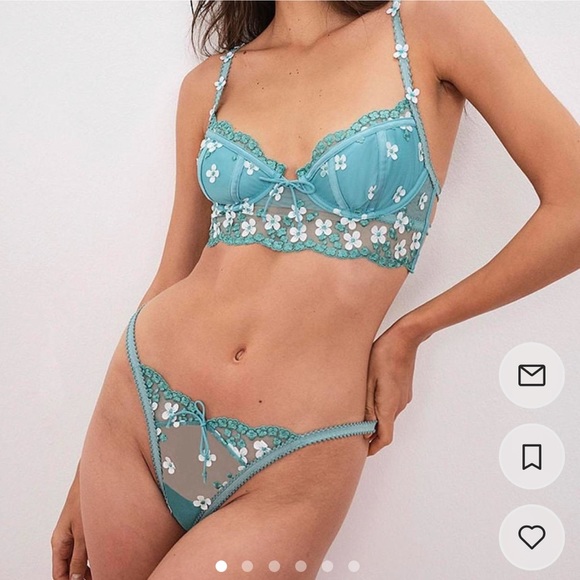 For Love And Lemons Other - For Love and Lemons Daisy Embroidered Lace Floral Set